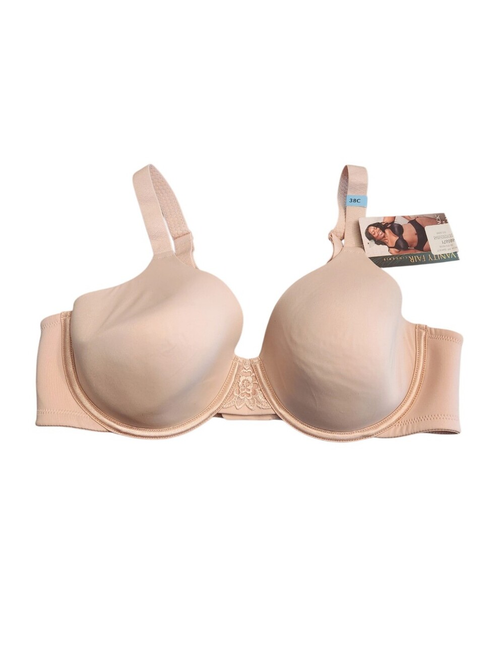 NEW Vanity Fair Beauty Back Full Figure Smoothing Comfort Underwire Bra 38C